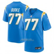 Camiseta NFL Game Los Angeles Chargers Travis Burke Jugador Azul