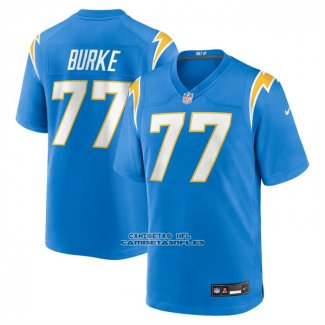Camiseta NFL Game Los Angeles Chargers Travis Burke Jugador Azul