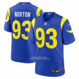 Camiseta NFL Game Los Angeles Rams Bill Norton Azul Camiseta NFL Game Los Angeles Rams Bill Norton Azul
