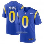 Camiseta NFL Game Los Angeles Rams Byron Young Primera Azul