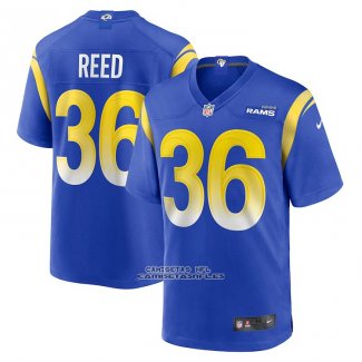 Camiseta NFL Game Los Angeles Rams J.r Reed Azul