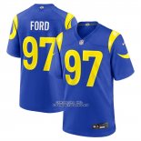 Camiseta NFL Game Los Angeles Rams Poona Ford Azul Camiseta NFL Game Los Angeles Rams Poona Ford Azul