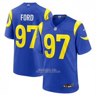 Camiseta NFL Game Los Angeles Rams Poona Ford Azul