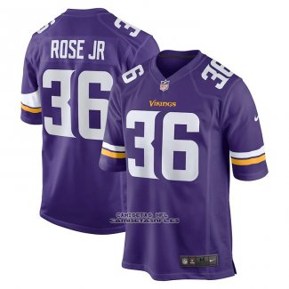Camiseta NFL Game Minnesota Vikings A.j. Rose Jr. Violeta