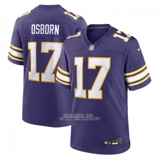 Camiseta NFL Game Minnesota Vikings K.J. Osborn Classic Violeta