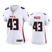 Camiseta NFL Game Mujer Atlanta Falcons Mykal Walker Blanco