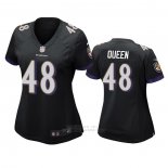 Camiseta NFL Game Mujer Baltimore Ravens Patrick Queen Negro