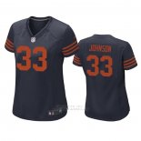 Camiseta NFL Game Mujer Chicago Bears Jaylon Johnson Throwback Azul