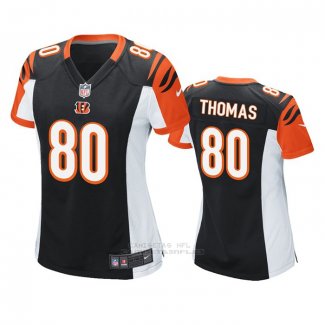 Camiseta NFL Game Mujer Cincinnati Bengals Mike Thomas Negro