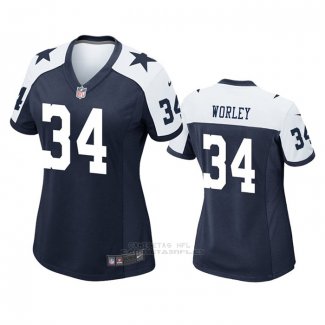 Camiseta NFL Game Mujer Dallas Cowboys Daryl Worley Alterno Azul