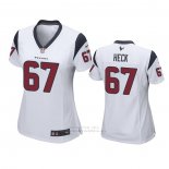 Camiseta NFL Game Mujer Houston Texans Charlie Heck Blanco