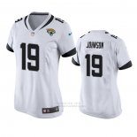 Camiseta NFL Game Mujer Jacksonville Jaguars Collin Johnson Blanco