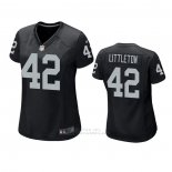 Camiseta NFL Game Mujer Las Vegas Raiders Cory Littleton Negro
