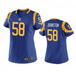 Camiseta NFL Game Mujer Los Angeles Rams Clay Johnston Azul