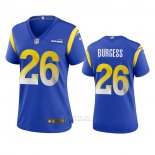 Camiseta NFL Game Mujer Los Angeles Rams Terrell Burgess Azul