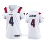 Camiseta NFL Game Mujer New England Patriots Jarrett Stidham 2020 Blanco