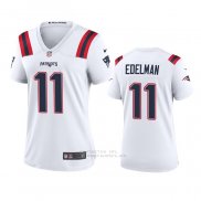 Camiseta NFL Game Mujer New England Patriots Julian Edelman 2020 Blanco