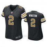 Camiseta NFL Game Mujer New Orleans Saints Jameis Winston Alterno Negro