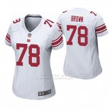 Camiseta NFL Game Mujer New York Giants Jamon Brown Blanco