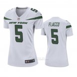 Camiseta NFL Game Mujer New York Jets Joe Flacco Blanco
