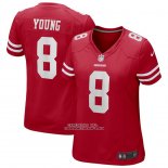 Camiseta NFL Game Mujer San Francisco 49ers Steve Young Retired Rojo