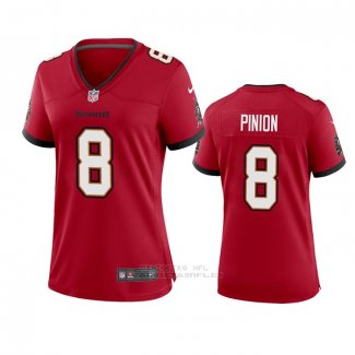 Camiseta NFL Game Mujer Tampa Bay Buccaneers Bradley Pinion 2020 Rojo