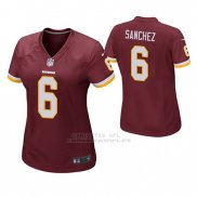 Camiseta NFL Game Mujer Washington Commanders Mark Sanchez Burgundy