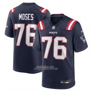 Camiseta NFL Game New England Patriots Morgan Moses Azul