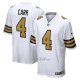 Camiseta NFL Game New Orleans Saints Derek Carr Alterno Blanco