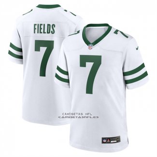 Camiseta NFL Game New York Jets Justin Fields Blanco