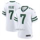 Camiseta NFL Game New York Jets Justin Fields Blanco