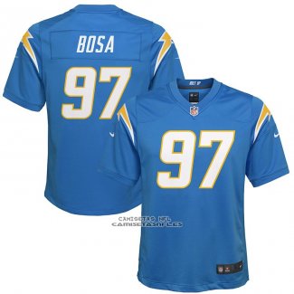 Camiseta NFL Game Nino Los Angeles Chargers Joey Bosa Azul