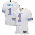 Camiseta NFL Game Nino Tennessee Titans Cameron Ward Blanco1
