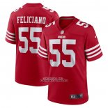 Camiseta NFL Game San Francisco 49ers Jon Feliciano Rojo