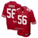 Camiseta NFL Game San Francisco 49ers Samson Ebukam Rojo