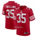 Camiseta NFL Game San Francisco 49ers Tre Swilling Rojo