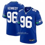 Camiseta NFL Game Seattle Seahawks Cortez Kennedy Throwback Retired Azul