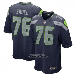 Camiseta NFL Game Seattle Seahawks Grey Zabel 2025 Azul