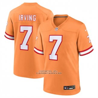 Camiseta NFL Game Tampa Bay Buccaneers Bucky Irving Alterno Naranja