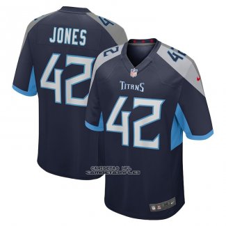 Camiseta NFL Game Tennessee Titans Joe Jones Azul