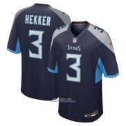 Camiseta NFL Game Tennessee Titans Johnny Hekker Azul