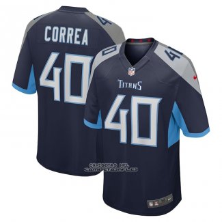 Camiseta NFL Game Tennessee Titans Kamalei Correa Azul