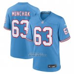Camiseta NFL Game Tennessee Titans Mike Munchak Throwback Retired Azul
