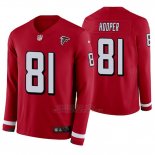 Camiseta NFL Hombre Atlanta Falcons Austin Hooper Rojo Therma Manga Larga
