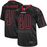 Camiseta NFL Hombre Elite Arizona Cardinals 40 Pat Tillman Negro Stitched Nfl