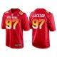 Camiseta NFL Hombre Jacksonville Jaguars 97 Malik Jackson Rojo AFC 2018 Pro Bowl