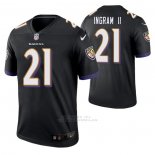 Camiseta NFL Legend Baltimore Ravens Mark Ingram II Negro