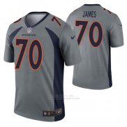 Camiseta NFL Legend Denver Broncos Ja'wuan James Inverted Gris