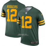 Camiseta NFL Legend Green Bay Packers Aaron Rodgers Alterno Verde