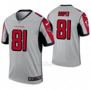 Camiseta NFL Legend Hombre Atlanta Falcons 81 Austin Hooper Inverted Gris